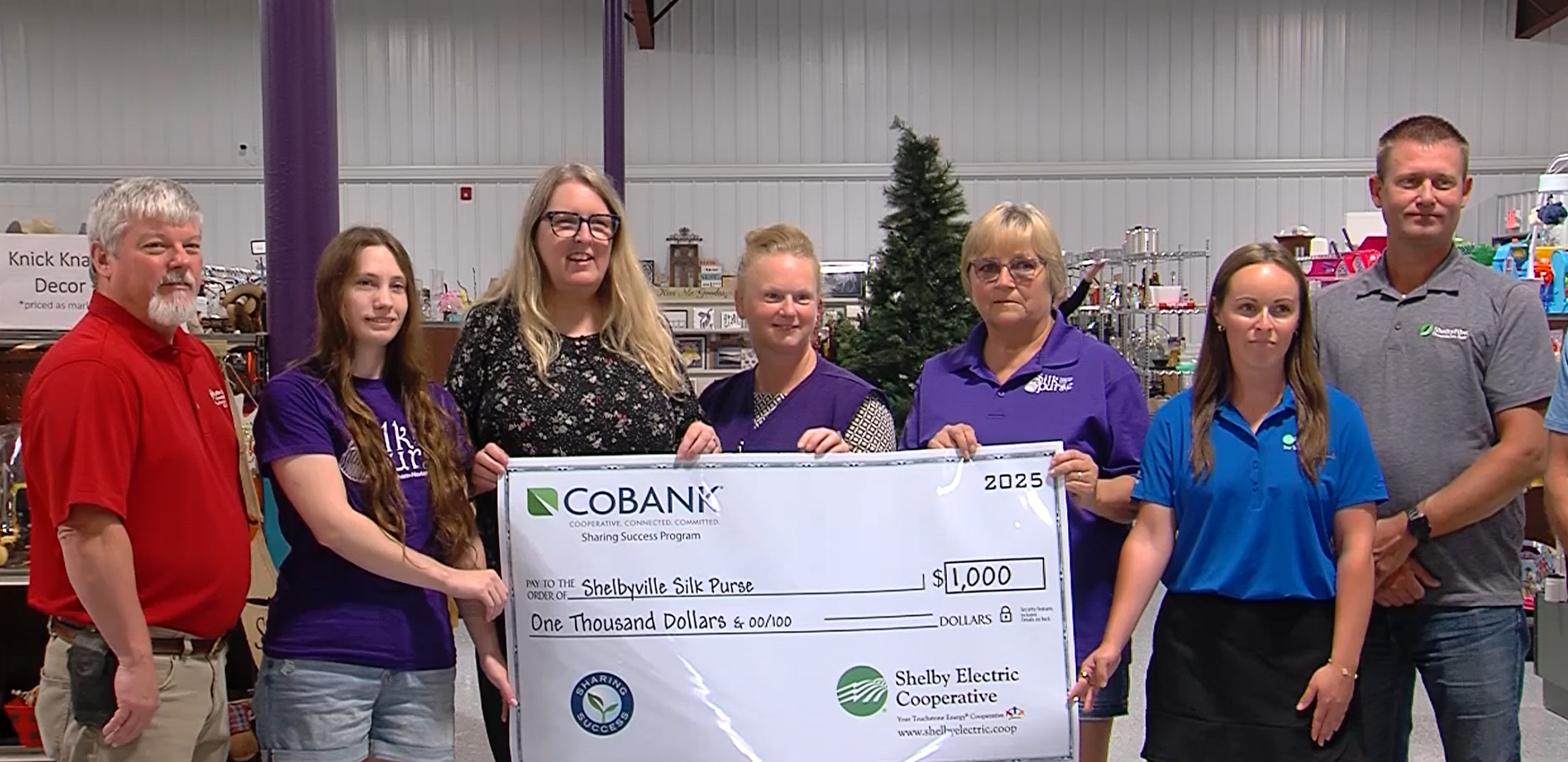 Shelby Electric Co-op donates $20,000 to 3 area organizations